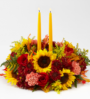 The FTD� Giving Thanks� Candle Centerpiece