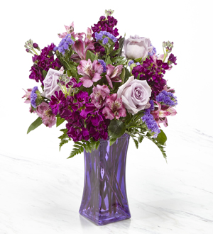 The FTD� Purple Presence� Bouquet- VASE INCLUDED
