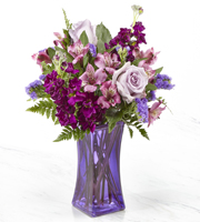The FTD� Purple Presence� Bouquet- VASE INCLUDED