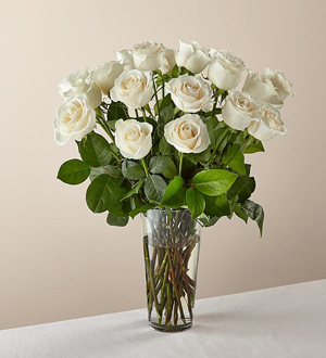 Long Stem White Rose Bouquet